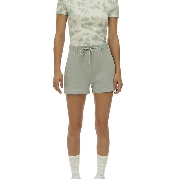 Helmut Lang RIBBED CLOUD-DYED TEE Shirt Sz XXS XS NWT 160 Iceberg - Picture 2 of 11